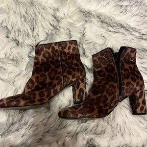 Leopard Print Booties